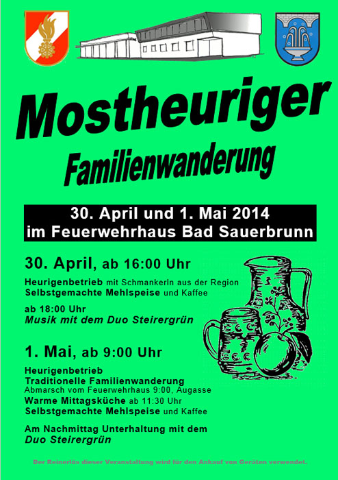 mostheurigen plakat 2014