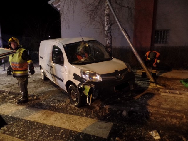 Unfall mit PKW in Mattersburger Straße (14.01.2019)